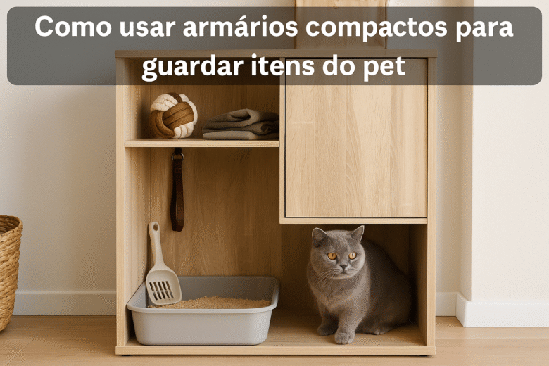 Armários Compactos para Guardar Itens do Pet Sem Perder Espaço Organização e Estilo em Ambientes Pequenos