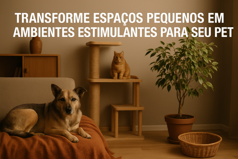 Estratégias para Enriquecimento Ambiental Pet em Poucos Metros