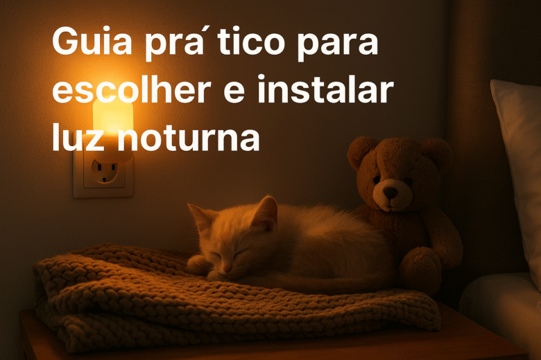 Luz Noturna Âmbar para Área Pet Reduza Ansiedade no Quarto