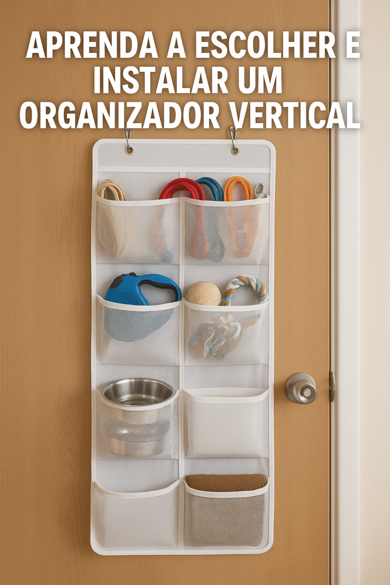 Organizador Vertical de Acessórios Pet Atrás da Porta Como Aproveitar Cada Centímetro do Seu Lar