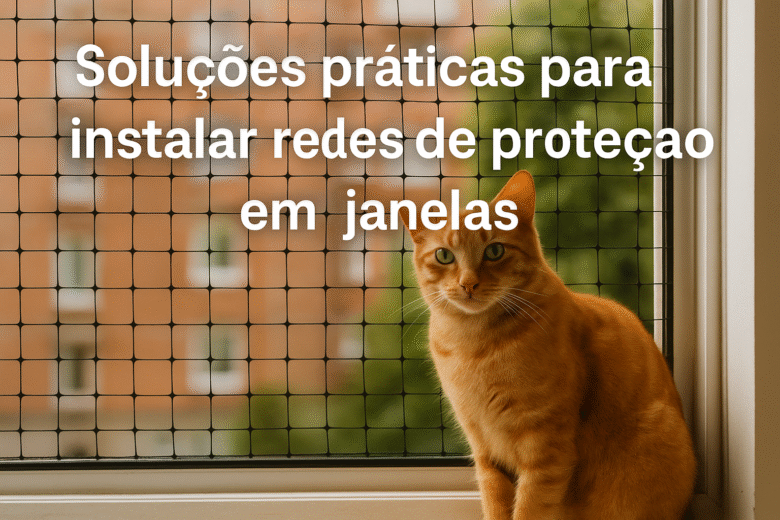 Rede de Proteção para Gatos em Janela Basculante sem Obra
