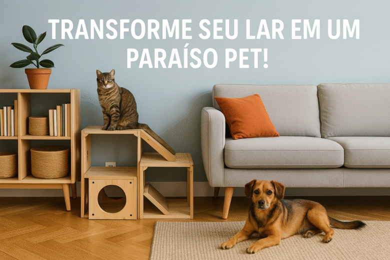 Playgrounds Modulares para Gatos e Cães Monte e Remonte no Estilo do Seu Lar