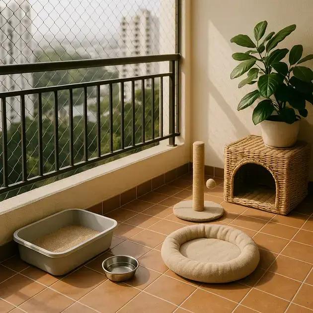 Como Criar Um Espaço Pet na Varanda Sem Comprometer a Segurança do Apartamento