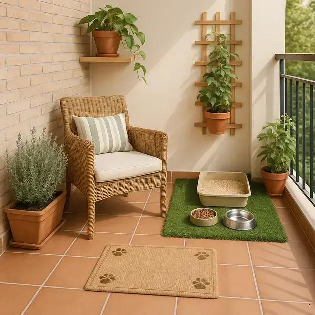 Como Transformar Varandas Pequenas em Paraísos Pet sem Gastar Muito