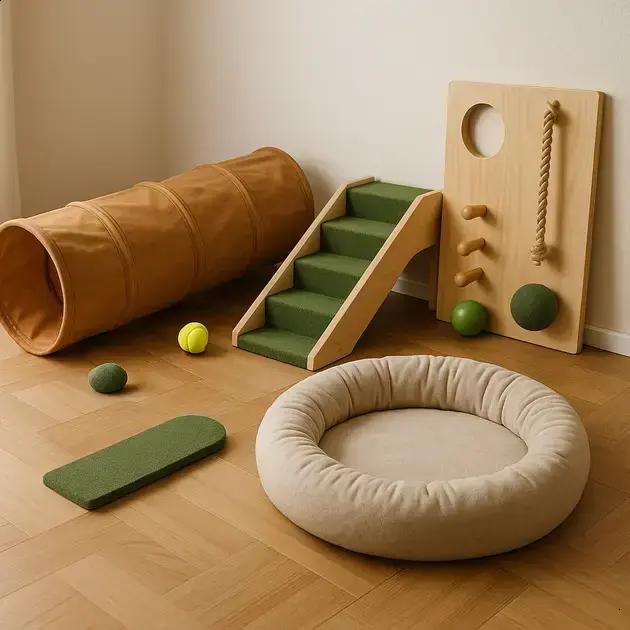 Ideias de Playgrounds para Pets que Ocupam Pouco Espaço e Divertem por Horas