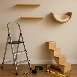 Instalação Segura: Como Fixar Prateleiras e Escadas Pet Sem Danificar a Parede