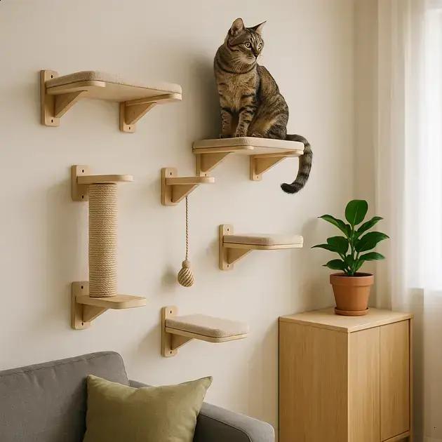 Playgrounds Verticais para Gatos em Apartamentos: Como Montar do Zero sem Erros