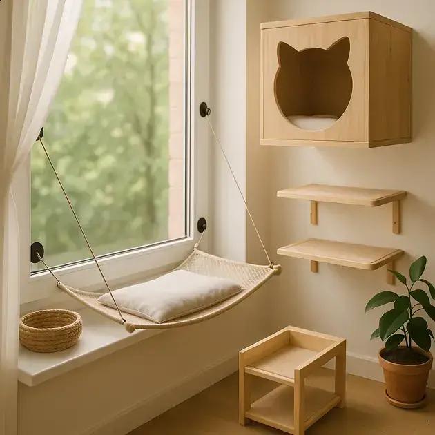 Redes, Nichos e Casinhas: Como Aproveitar Cada Centímetro da Sua Janela para o Pet